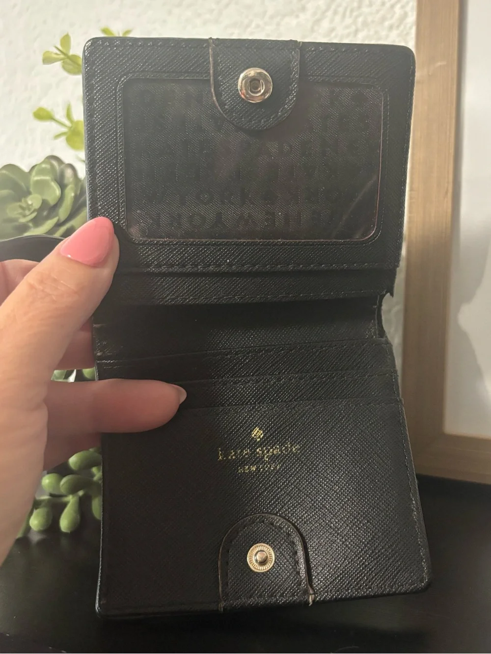 Kate Spade Saffiano Leather Compact Wallet
